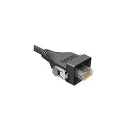 1 pcs : RCE-01-G-01.00-BC - Ethernet Cables / Networking Cables AccliMate IP68 Sealed Rectangular Ethernet Cable Assembly, Plug
