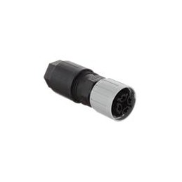 1 pcs : 1423987 - Circular Metric Connectors QPD P3PE2,5 6-10 BK