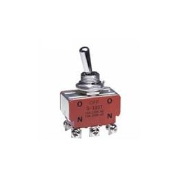 1 pcs : S333T - Toggle Switches DPDT ON-OFF-ON TOGGL SCREW LUG