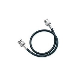 1 pcs : BU-5050-B-12-0 - RF Cable Assemblies Black BNC Male on Both Ends, 12' RG58 Coax