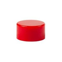 1 pcs : AT496C - Switch Bezels / Switch Caps .295' RND RED CAP