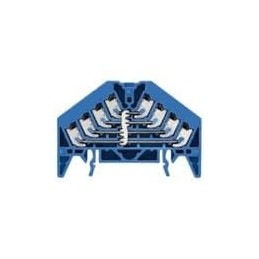 1 pcs : 1267920000 - DIN Rail Terminal Blocks PPV 4 BL 35X7.5 DGR