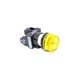1 pcs : M22N-BP-TYA-YC - Industrial Panel Mount Indicators / Switch Indicators Projected Yellow 24 VAC/DC