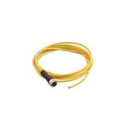 1 pcs : 21350200305020 - Sensor Cables / Actuator Cables M12 A-code 3-pin Straight female to open end, 2m, PUR yellow jacket