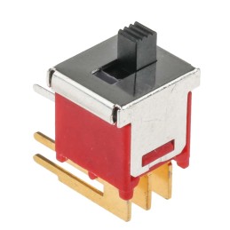 1 pcs - RS PRO PCB Slide Switch DPDT Latching 400 mA @ 20 V Slide