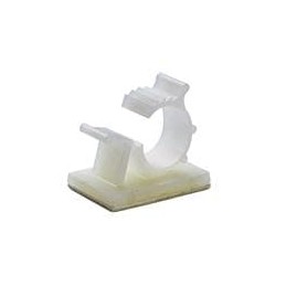 1 pcs : AKKL-2140A-RT - Cable Mounting & Accessories Clamp,Adj,Adh Mnt,Nat,.215 in-.258 in, Clamp,Adj,Adh Mount,Natural