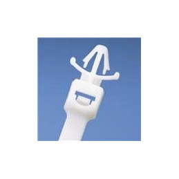 1 pcs : PLWP1M-C - Cable Tie Mounts Wing Push Mount Tie 4.3L (109mm) Mini