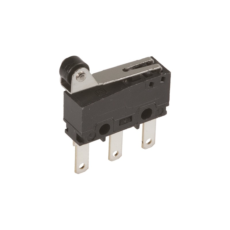 1 pcs - Panasonic Roller Lever Micro Switch, Tab Terminal, 3 A @ 250 V ac, SP-CO