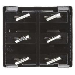 1 pcs - Arcolectric (Bulgin) Ltd DPDT, On-On Rocker Switch Panel Mount