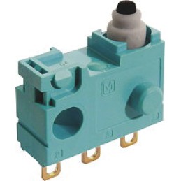 1 pcs - Panasonic Pin Plunger Micro Switch, Solder Terminal, 100 mA @ 30 V dc, SP-CO, IP67