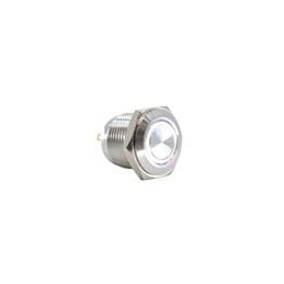 1 pcs : PV6F240SSG-301 - Pushbutton Switches 2A 48VDC WHT LED 16mm Off(On) SPST