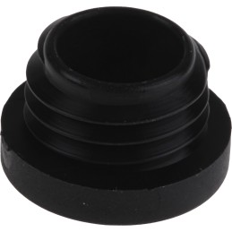 1 Pack of 100 - RS PRO Blanking Plug, M12, 11.7mm Hole Diameter, Nylon 66, 15mm Diameter, Threaded
