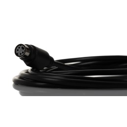 1 pcs - RS PRO Male 4 Pin mini-DIN to Female 4 Pin mini-DIN Black DIN Cable 2m