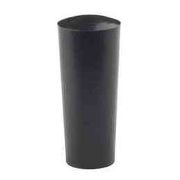 10 pcs : AT444A - Switch Bezels / Switch Caps BLACK BAT LEVER CONICAL CAP