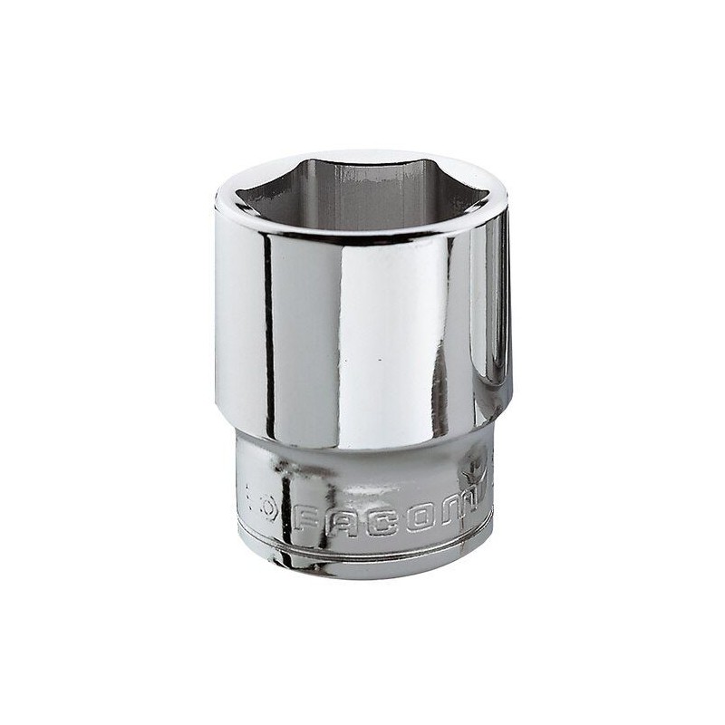 1 pcs - Facom 3/8 in Drive 24mm Standard Socket, 6 point, 33 mm Overall Length
