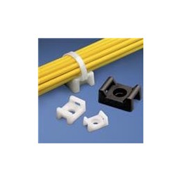 10 pcs : TM2S6-C - Cable Tie Mounts CBL TIE MOUNT NATRL .28X.63 6 SCREW