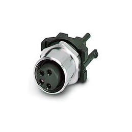 1 pcs : 1524789 - Circular Metric Connectors Sensor/ACTR,4-pos. flush-type socket