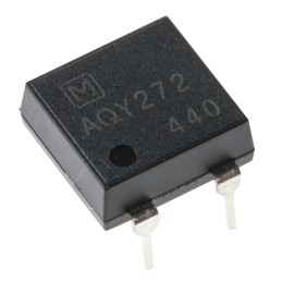 1 pcs - Panasonic, AQY272 DC Input MOSFET Output Optocoupler, Through Hole, 4-Pin DIP