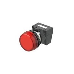 1 pcs : M22N-BC-TRA-RD - Industrial Panel Mount Indicators / Switch Indicators Etchd IndRed 110 VAC/DC