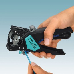 1 pcs - Phoenix Contact CRIMPFOX 4 in 1 Hand Crimp Tool for Wire Ferrules, 0.5 - 2.5mm² Wire