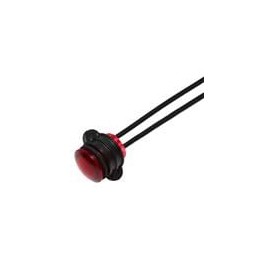 1 pcs : CNX714C200120W - LED Panel Mount Indicators PMI 14mm LED 120V Wire Red MS