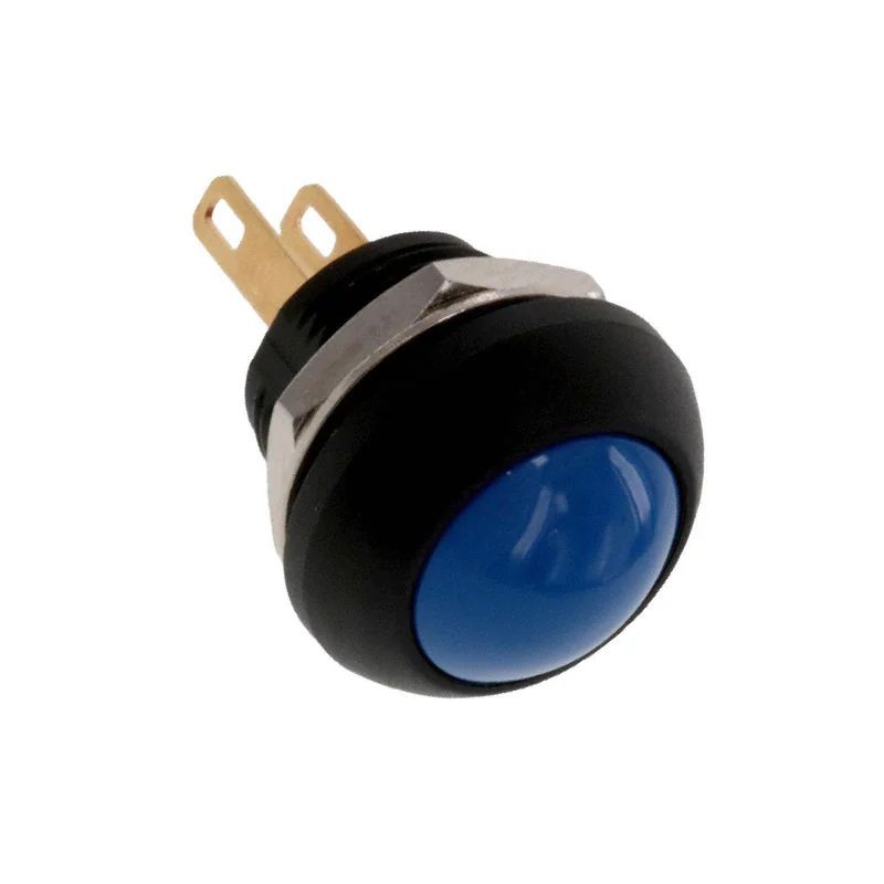 1 pcs - TE Connectivity PB6 Series Push Button Switch, (On)-Off, Panel Mount, SPST - NO, 50 V dc, 125V ac, IP68