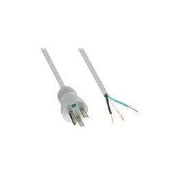 1 pcs : 242003-06 - AC Power Leads 10'0' 3 X 18 GRAY