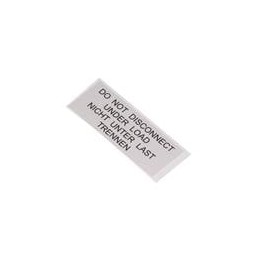 1 pcs : 1718077-2 - Labels & Industrial Warning Signs LABEL(DO NOT DISCONN UNDER LOAD)