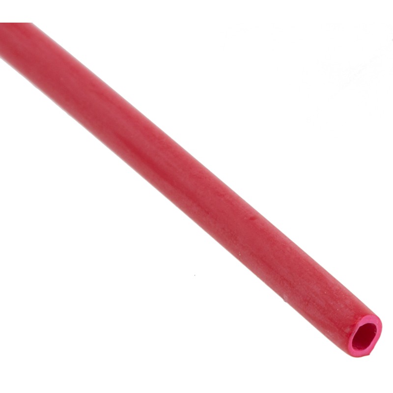 1 Bag of 1 - RS PRO Halogen Free Heat Shrink Tubing, Red 1.6mm Sleeve Dia. x 1.2m Length 2:1 Ratio