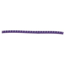 1 Bag of 250 - HellermannTyton Helagrip Slide On Cable Markers, White on Violet, Pre-printed '7', 1 - 3mm Cable
