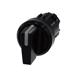 1 pcs : 3SU10022BL100AA0 - Switch Actuators SELECTOR SWITCH, I-O-II, BLACK