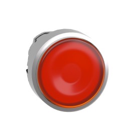 1 pcs - Schneider Electric Harmony XB4 Series Orange Illuminated Spring Return Push Button Head, 22mm Cutout, IP66, IP67, IP69K