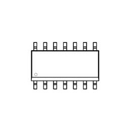 10 pcs : 74AHCT126S14-13 - Buffers & Line Drivers QUAD 3-STATE BUFFERS OE HI 8mA VCC 4.5V