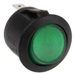 1 pcs - RS PRO Illuminated SPST, On-Off Rocker Switch Panel Mount