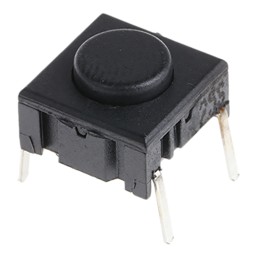 1 pcs - IP67 Tactile Switch, SPST 50 mA @ 24 V dc PCB