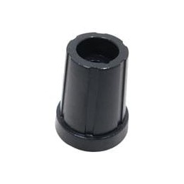 1 pcs : 450-AA150 - Knobs & Dials BLK 15mm D-SHAFT