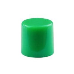 10 pcs : AT443F - Switch Bezels / Switch Caps .315' DIA GREEN SNAP-ON CAP