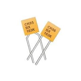 1 pcs : CK05BX681K - Multilayer Ceramic Capacitors MLCC - Leaded 200V 680 pF BX 10% 5.08 mm CK05