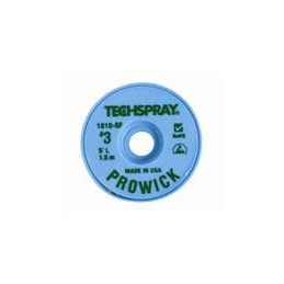 1 pcs : 1810-5F - Desoldering Braid / Solder Removal PROWICK .075in WIDTH GREEN 5ft LENGTH AS