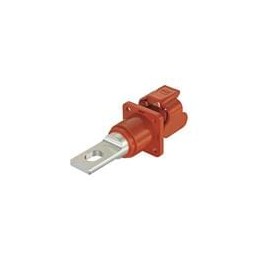 1 pcs : 09930010304 - Heavy Duty Power Connectors HanS BlkhdMountHouse Red M20