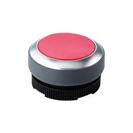 1 pcs : 1.30.270.021/2300 - Industrial Panel Mount Indicators / Switch Indicators Clear RED Lens, Mom w/ Metal Front Ring