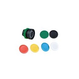 1 pcs : ZB5AA9 - Switch Actuators FLUSH PSH, W/6 COLOR CAPS