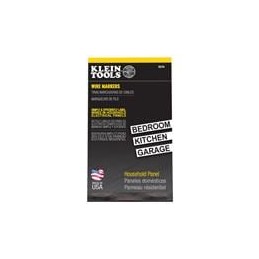 1 pcs : 56254 - Wire Labels & Markers Wire Marker Book, Household Electrical Panel