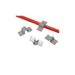 10 pcs : A2C12-A-C8 - Cable Mounting & Accessories Cord Clip Adh .12 (3.2mm) Bundle GRY