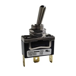 1 pcs - RS PRO Toggle Switch, PCB Mount, (On)-On, SPDT, Solder Terminal