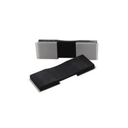 1 pcs : FCC-4-3-RT - Cable Mounting & Accessories Clamp,Flat,Adh Mnt,Black, Clamp,Flat,Adh Mount,Black