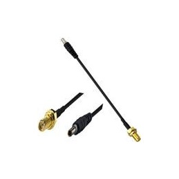 1 pcs : CAB.T01 - RF Cable Assemblies CAB.T01 TS-9(M)PLUG to 100mm RG-174 to SMA(F)BKST
