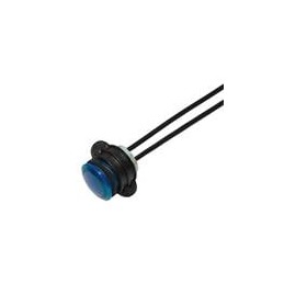 1 pcs : CNX714C600120W - LED Panel Mount Indicators PMI 14mm LED 120V Wire Blue MS