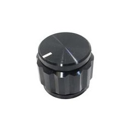1 pcs : 450-7032 - Knobs & Dials BLACK ALUM .87'D