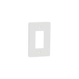 10 pcs : SQWS141001WH - Switch Fixings 1 GANG MID+ WALL PLATE WH